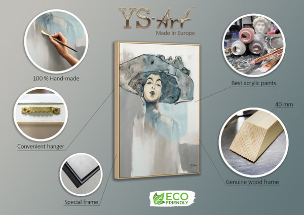 Handgemaltes Leinwandbild Acryl