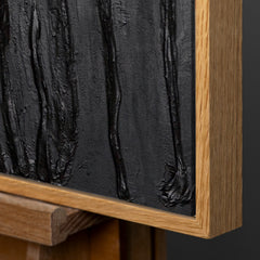 Rahmen aus natürlichem Holz – Detail