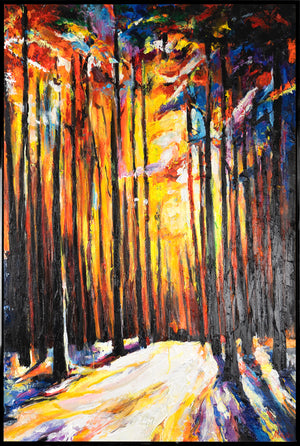 Künstlerische Acrylmalerei Struktur Deko