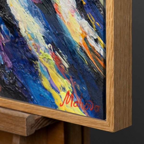Rahmen aus natürlichem Holz – Detail