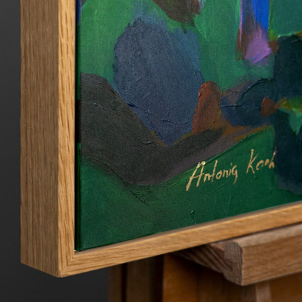 Rahmen aus natürlichem Holz – Detail