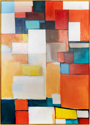 Handgemaltes Acrylbild auf Leinwand