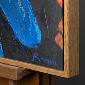 Rahmen aus natürlichem Holz – Detail