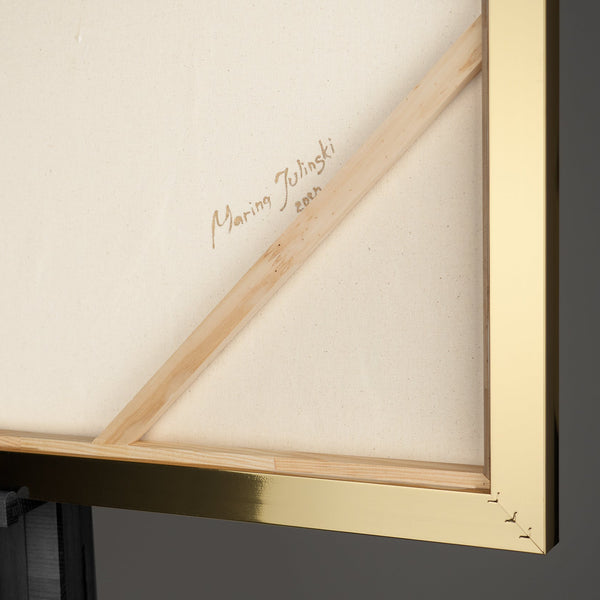 handgemalte bilder auf leinwand mit Gold Rahmen