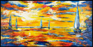 Acryl Wandbild mit Rahmen Modern