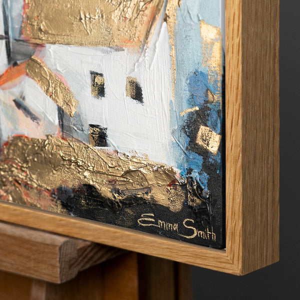 Rahmen aus natürlichem Holz – Detail