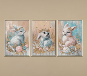 Leinwandkunst Acryl Textur Handgemalt