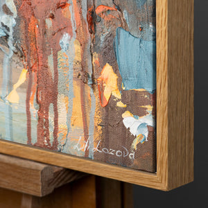 Rahmen aus natürlichem Holz – Detail