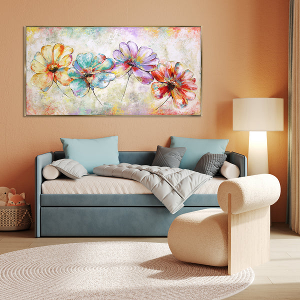 Acrylmalerei blumen abstrakt „Schöne Blumen“
