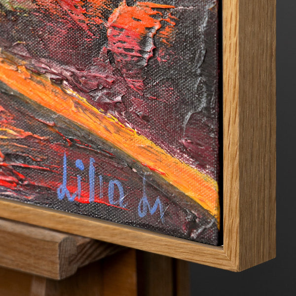 Natürlicher Holzrahmen in Nahaufnahme