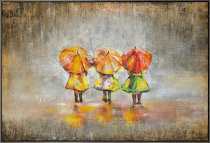 Moderne Wanddeko handgemalt