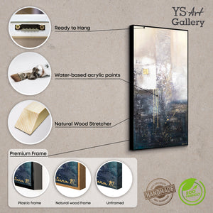 Gerahmtes Landschaftsgemälde, bereit zum Aufhängen