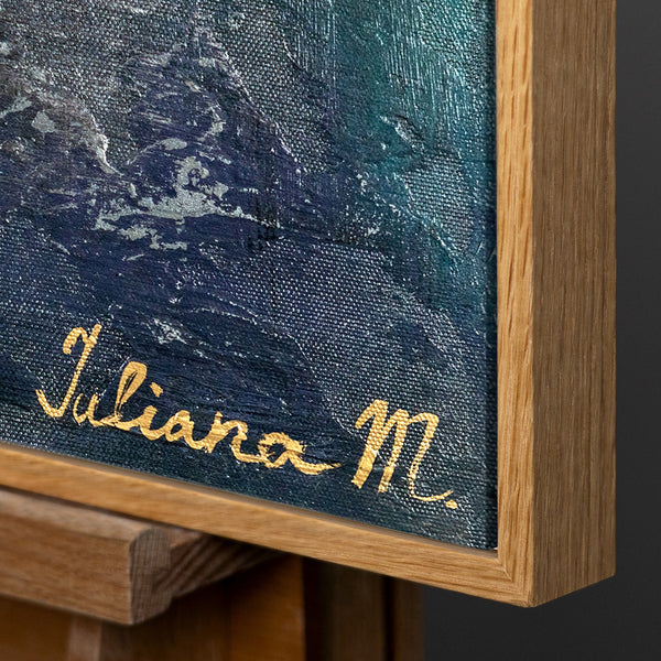 Handgemalte abstrakte bilder leinwand "Fragmente"