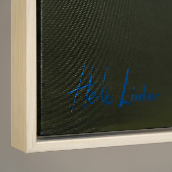 Glow in the dark wall decor with frame "Forest Horizons"