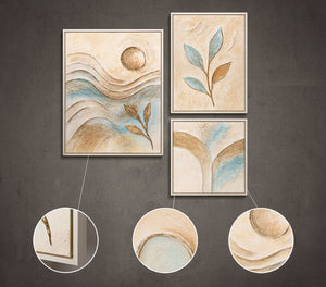 Natur Wandbilder handgemalt auf Leinwand mit Rahmen