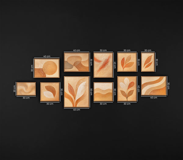 Wandbilder gemalt auf Leinwand YS-ART abstrakte Malerei