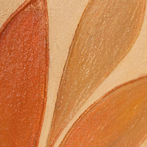 Bilderwand Set Praxis moderne Kunst warme Farben Gold