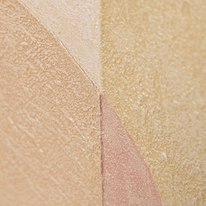 Bilderwand Set Praxis moderne Kunst bunte Pastelltöne blau gelb