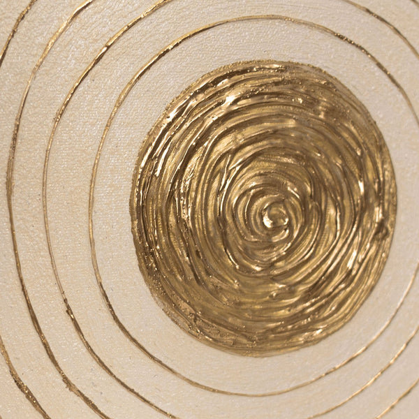 Leinwandbild mit Vogel auf Zweig