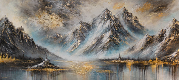 Künstlerische Acrylmalerei Struktur Deko