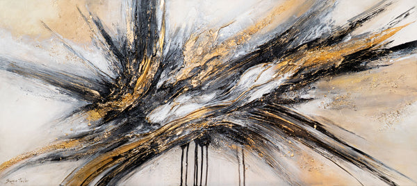 Künstlerische Acrylmalerei Struktur Deko