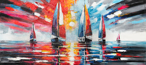 Künstlerische Acrylmalerei Struktur Deko