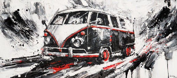 Künstlerische Acrylmalerei Struktur Deko