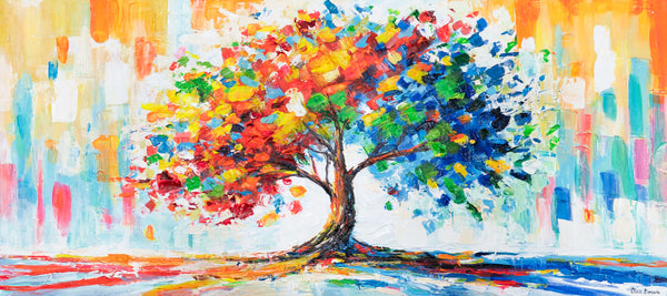 Künstlerische Acrylmalerei Struktur Deko