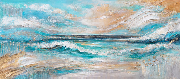 Künstlerische Acrylmalerei Struktur Deko