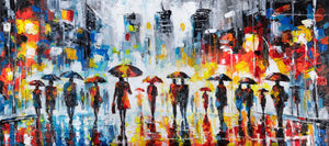 Künstlerische Acrylmalerei Struktur Deko