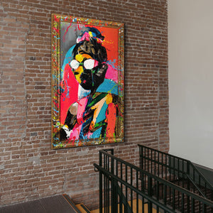 Wandbilder XXL Porträt modern farbenfroh YS-ART
