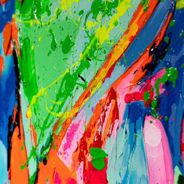 Hand-Painted Abstract Art – Modern Canvas Wall Art „Color as Emotion“
