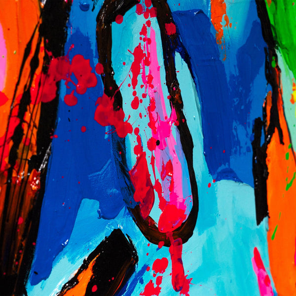 Hand-Painted Abstract Art – Modern Canvas Wall Art „Color as Emotion“
