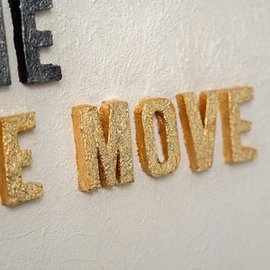 Energy Moves – handgemaltes 3D Wandbild fürs Büro mit echtem Relief, 140 × 70 cm