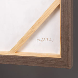 Always Rise Above – handgemaltes 3D Strukturbild fürs Büro mit echtem Relief, 140 × 70 cm