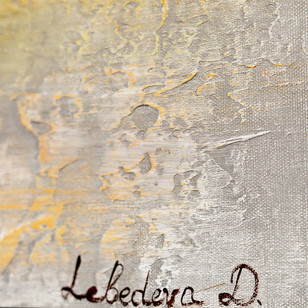 Signatur des Künstlers auf Leinwand