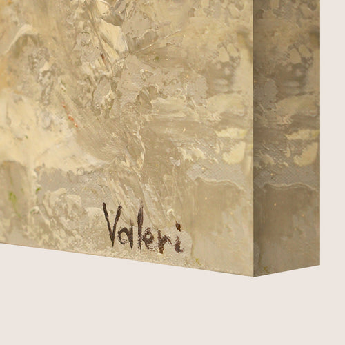 Acrylbilder abstrakt modern, handgemalte leinwandbilder mit Rahmen "Glänzendes Gold"