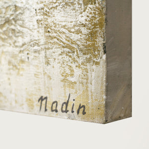 Hand made modern acrylic painting with frame "Fashion Show"