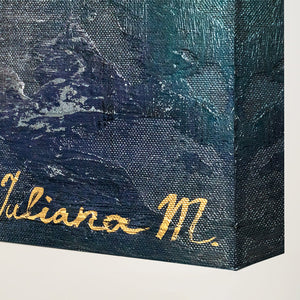 Modern Abstract Paintings "Fragments" with Frame Paintings Living Room