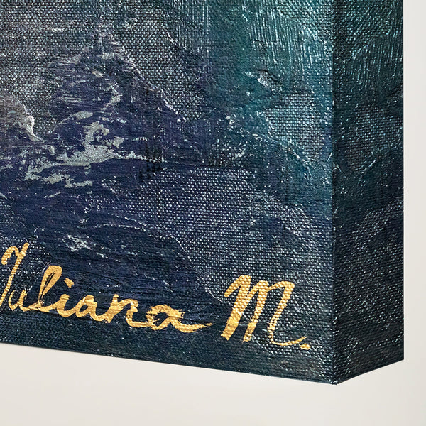 Modern Abstract Paintings "Fragments" with Frame Paintings Living Room