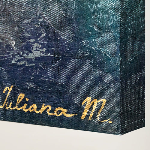 Handgemalte abstrakte bilder leinwand "Fragmente"