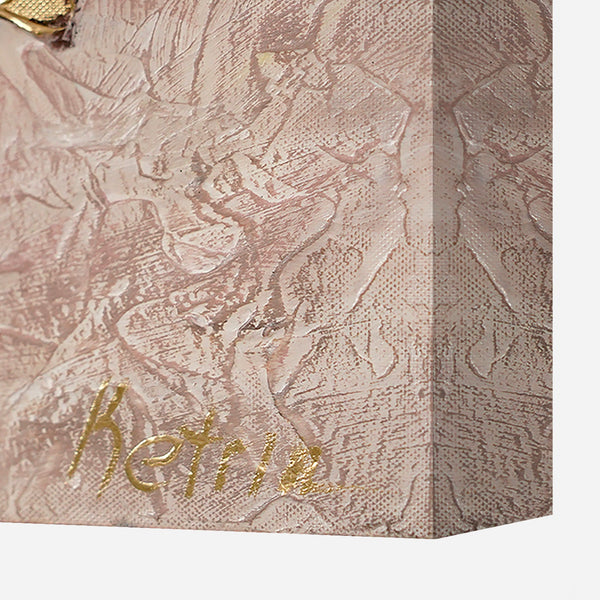 Flower canvas painting "Mallow"