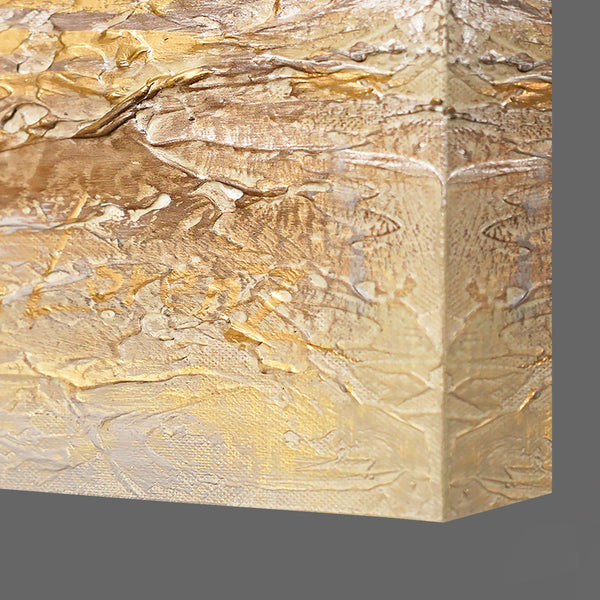 Abstract acrylic painting on canvas "Solar glare"