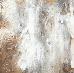 Abstract acrylic painting on canvas "Wisdom" 40x40 inch