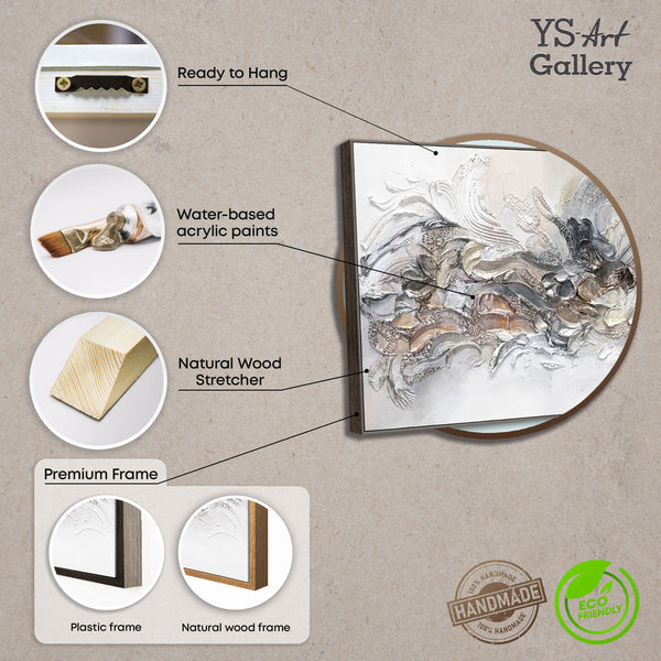 Bilder abstrakt mit Rahmen "Ewigkeit III"