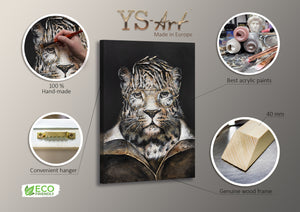 Moderne Wanddeko handgemalt