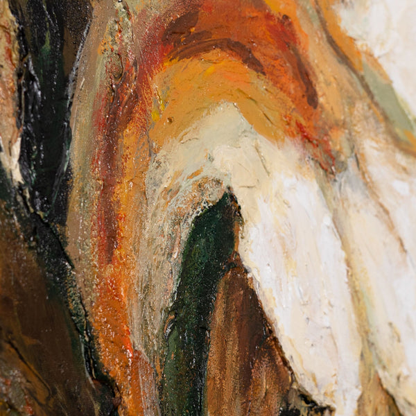 Acrylmalerei mit Struktur und Tiefe