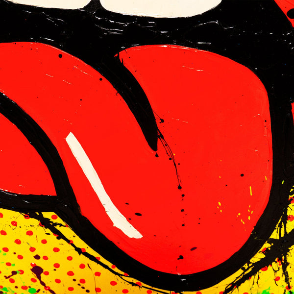 Acrylmalerei Pop Art Stil