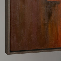 Kantenansicht Strukturmalerei moderne Kunst