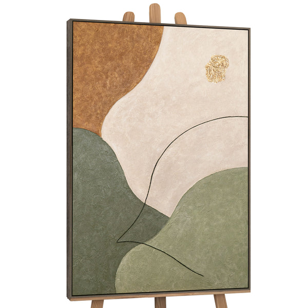 Leinwandbild mit geometrischen Formen